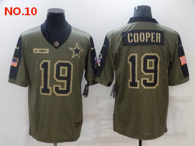 Men's Dallas Cowboys #19 Amari Cooper Jerseys NO.10;